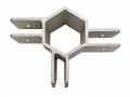 Vidus kājas slīdnis AL-HEX50