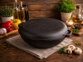Gjutjärnspanna Ø 36 cm WOK Lid-Pan