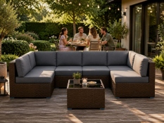 Loungesoffa 8-sits Lugano