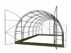 6x10 m Fermer FRAME
