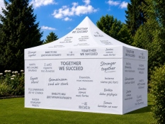 Tent printing