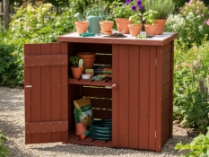 Pflanztisch mit Schrank