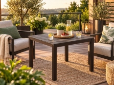 Table WOODLINE 78x78