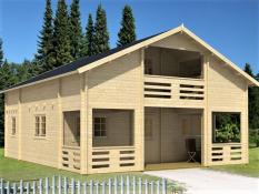 Wooden WEEKEND HOUSES 70 mm