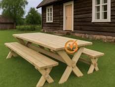 Träbord RETRO 177x75x70