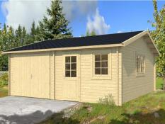 Wooden garage Mikkeli 70