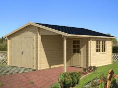 Wooden garage Oulu 40