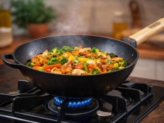 Cast Iron Pan Ø 24 cm WOK