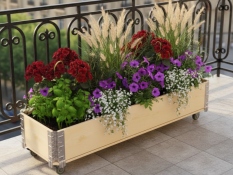 Holzhochbeet 80x40x19