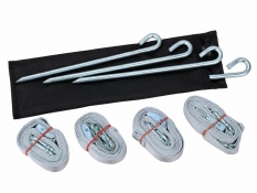 Gazebo Guy Rope Set, 4 pcs