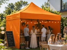 3x3 m ST-HEX45 ORANGE