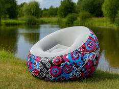 Inflatable Armchair Floral
