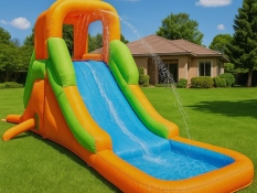 Inflatable slides
