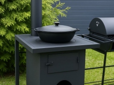 Outdoor cauldron stove