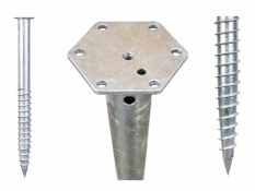 Ground screw M ⌀68, 750 mm
