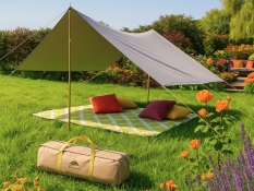 Rectangular sunshade
