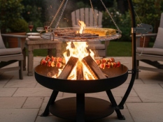 Fire Pit Vaggan with Grill
