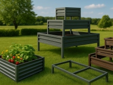 Raised beds for garden & greenhouses