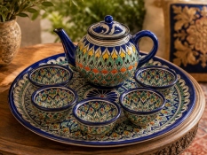 Keramiskt teservis