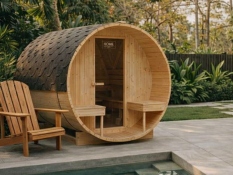 Barrel saunas