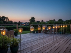 Outdoor candle lantern