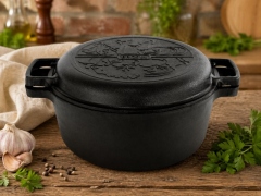 6 l cast iron pot Lid-Pan