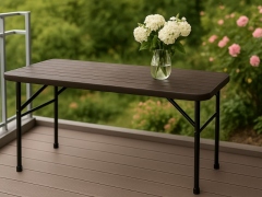 Taisnstūra galds WOOD 120 cm
