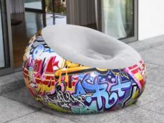 Piepūšamais krēsls Graffiti