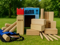 Spiele für Garten KUBB Red King
