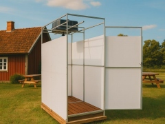 DUO Shower with Vestibule (with tank 100L)