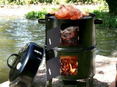 BBQ Smokers & Grills 2in1