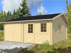 Wooden garage Mikkeli 70