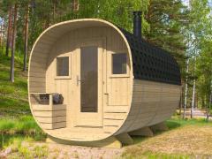 Barrel sauna PORI Ø240x400
