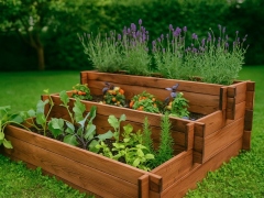 Multi level planter boxes