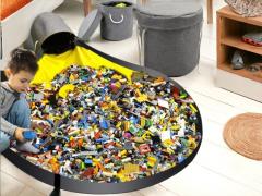 Play mat and storage basket