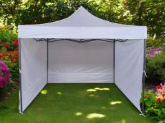 3x3 m with Sides, white