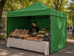 2.91x2.91 m pop-up-tält, grön