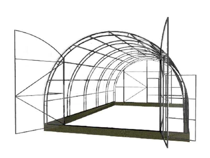 6x14 m Fermer FRAME