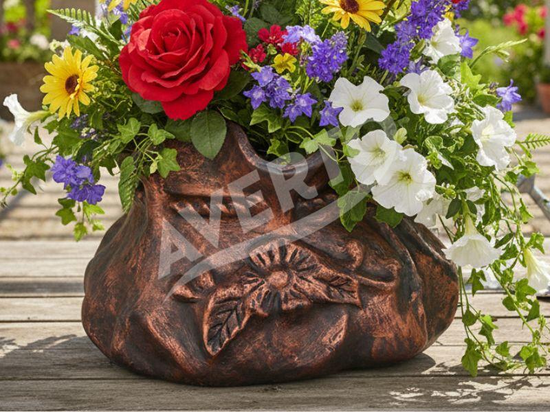 Gėlių vazonas BAG Bronze