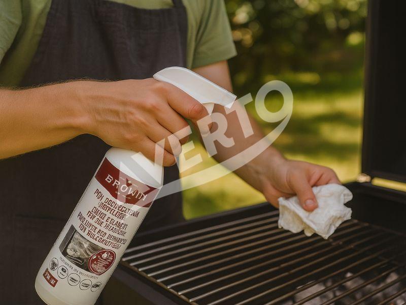 Oven, cooktop and grill cleaner