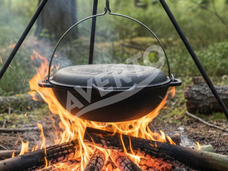4 l čuguna katls Lid-Pan