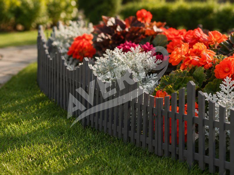 Garden Border Fence 60x32 cm, 4 pcs