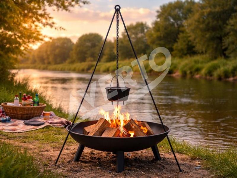 Trikojis stovas su grandine 118cm