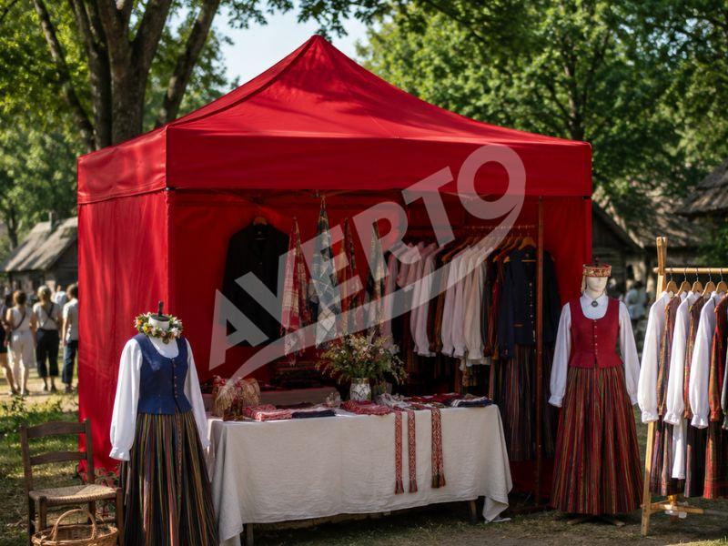 3x3 m HEX50 RAAM RED