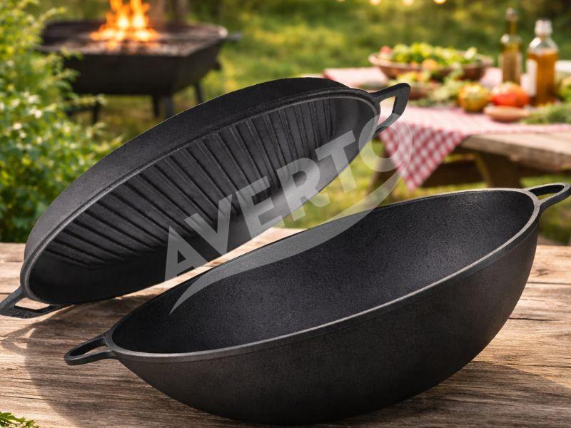 Ketaus keptuvė Ø 36 cm WOK Lid-Pan