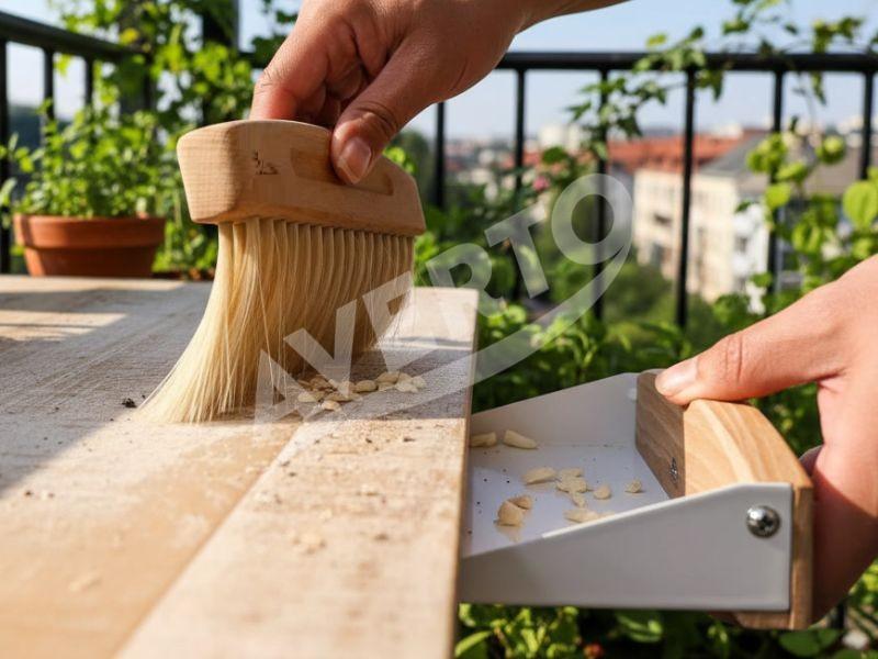 Table dustpan and brush