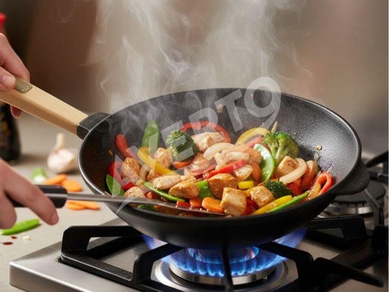 Cast Iron WOK Pan Ø24