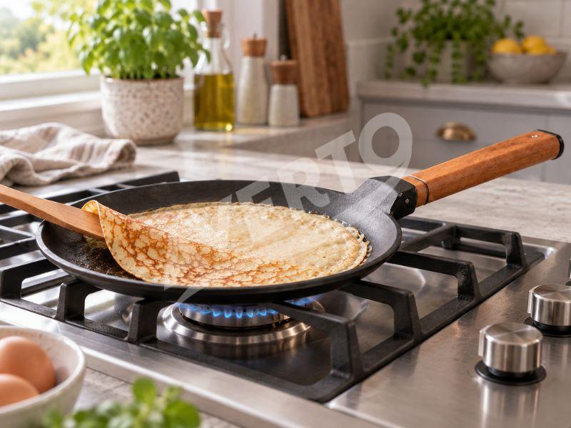 Cast iron crepe pan Ø24