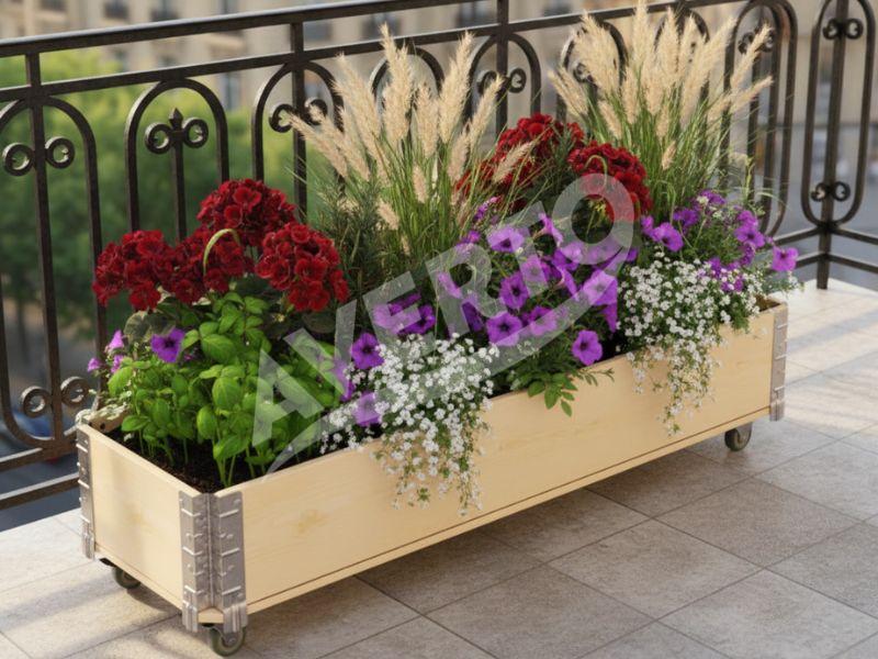 Holzhochbeet 80x40x19