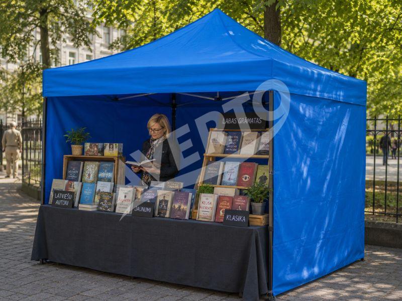 3x3 m Su Sienomis, tamsiai mėlyna
